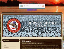 Tablet Screenshot of jerseyshoreduckmen.com